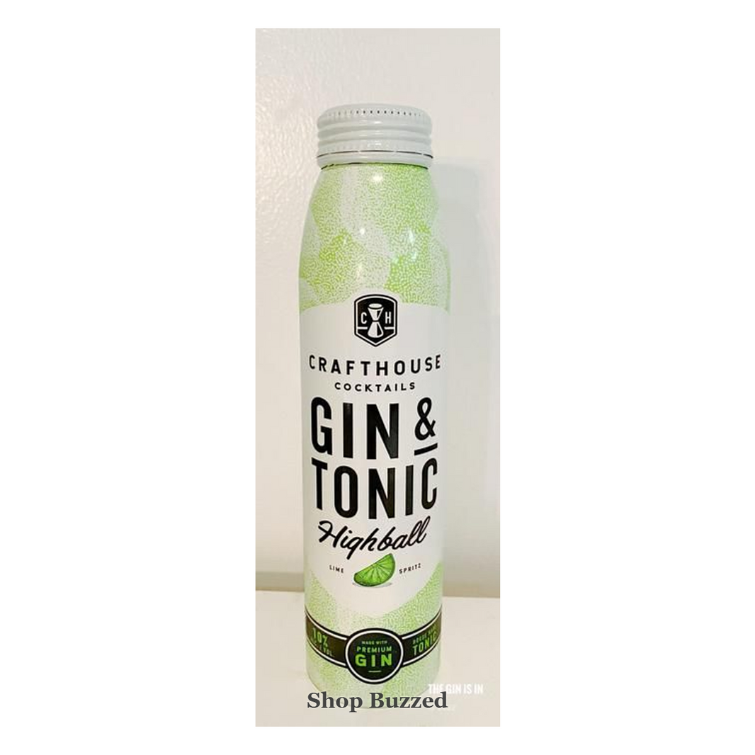 Crafthouse Cocktails Gin and Tonic 355ml - Shop Buzzed