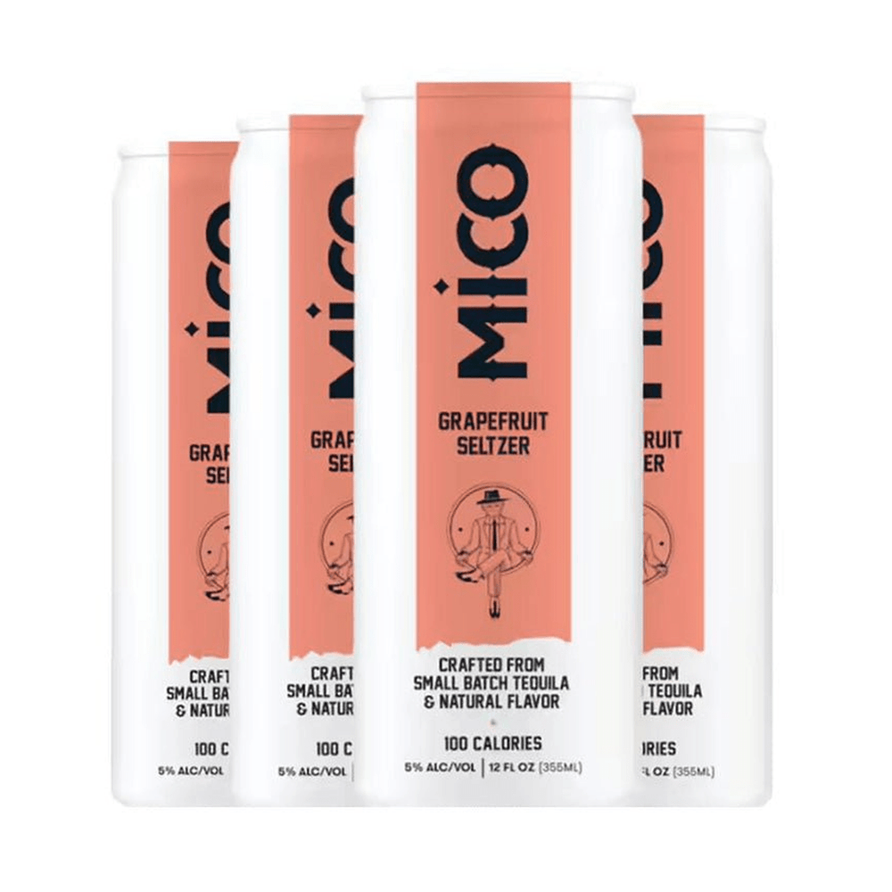 Mico Grapefruit Tequila Seltzer 4-Pack 4 x 355ml - Shop Buzzed