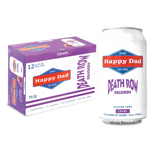 [Sell Online][Happy Dad] x Death Row Records Grape Hard Seltzer 12 Pack 355ml