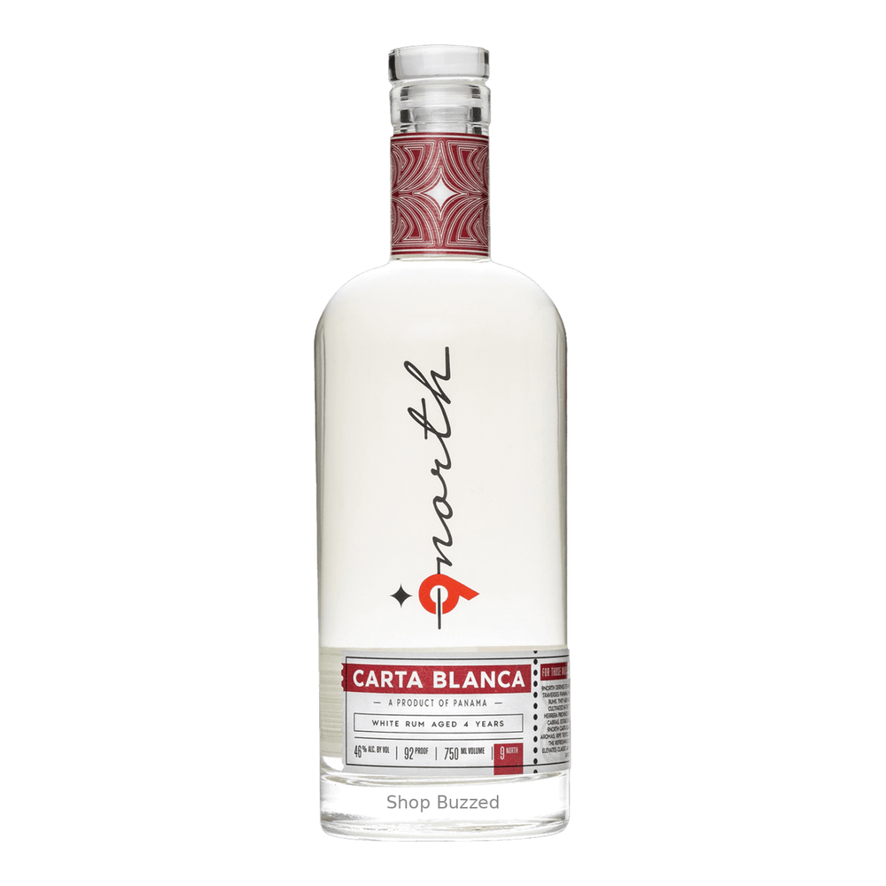 9 North Rum Carta Blanca White Rum 750 ml - Shop Buzzed