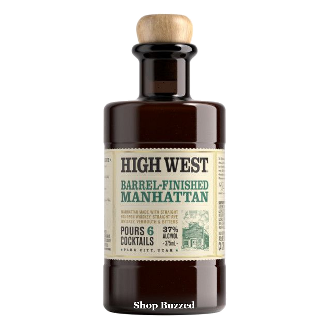 [Sell Online][High West] Manhattan Barrel Finished Cocktail 375ml