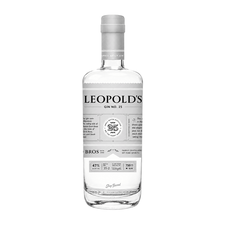 Leopold Bros. Gin No. 25 750ml - Shop Buzzed