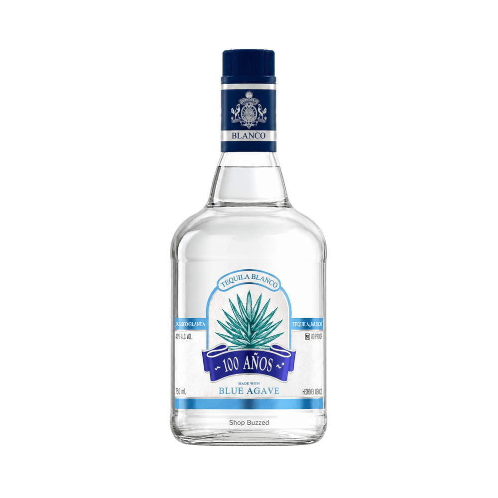 100 Años Blanco Tequila 750ml - Shop Buzzed