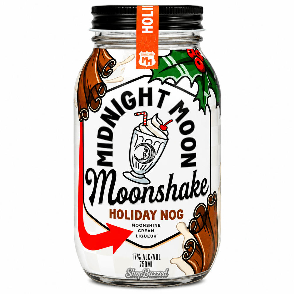 Midnight Moon Moonshake Holiday Nog Cream Liqueur 750ml - Shop Buzzed