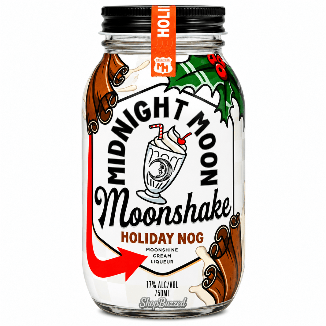Midnight Moon Moonshake Holiday Nog Cream Liqueur 750ml - Shop Buzzed