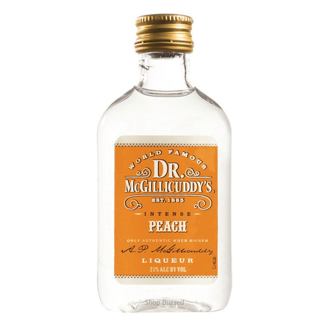 Dr. McGillicuddy's Intense Peach Liqueur 50ml - Shop Buzzed