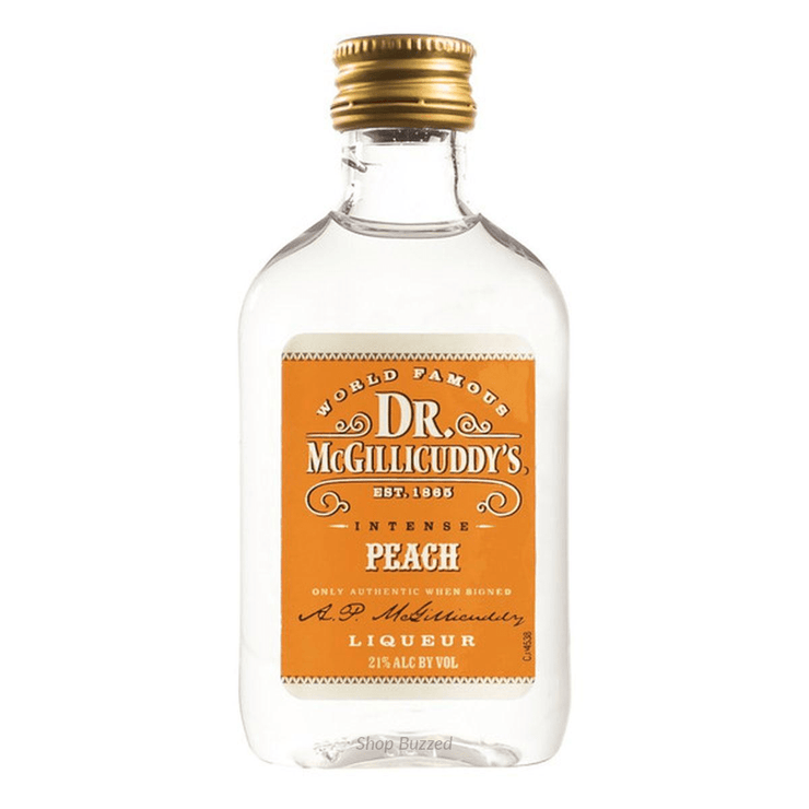 Dr. McGillicuddy's Intense Peach Liqueur 50ml - Shop Buzzed
