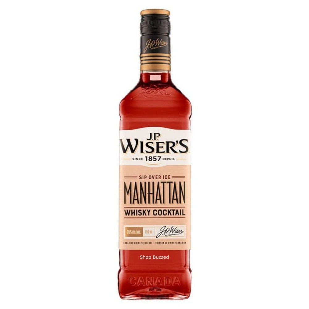 J.P. Wiser’s Manhattan Whisky Cocktail 750ml - Shop Buzzed