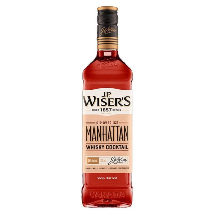 J.P. Wiser’s Manhattan Whisky Cocktail 750ml - Shop Buzzed
