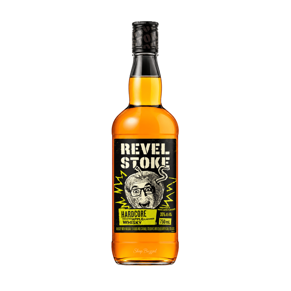 Revel Stoke Hardcore Roasted Apple Flavored Whisky 750ml - Shop Buzzed
