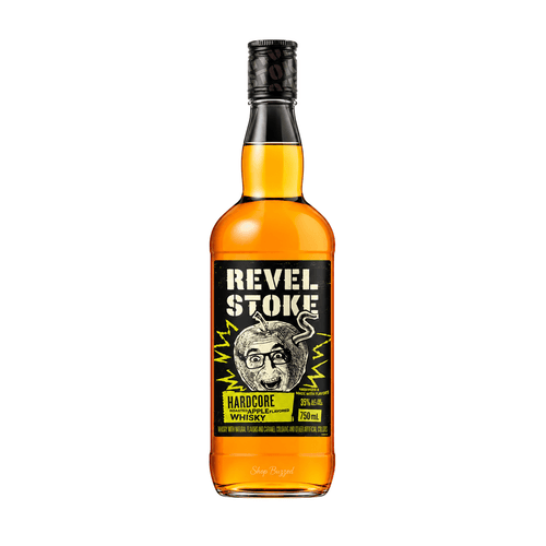 Revel Stoke Hardcore Roasted Apple Flavored Whisky 750ml - Shop Buzzed