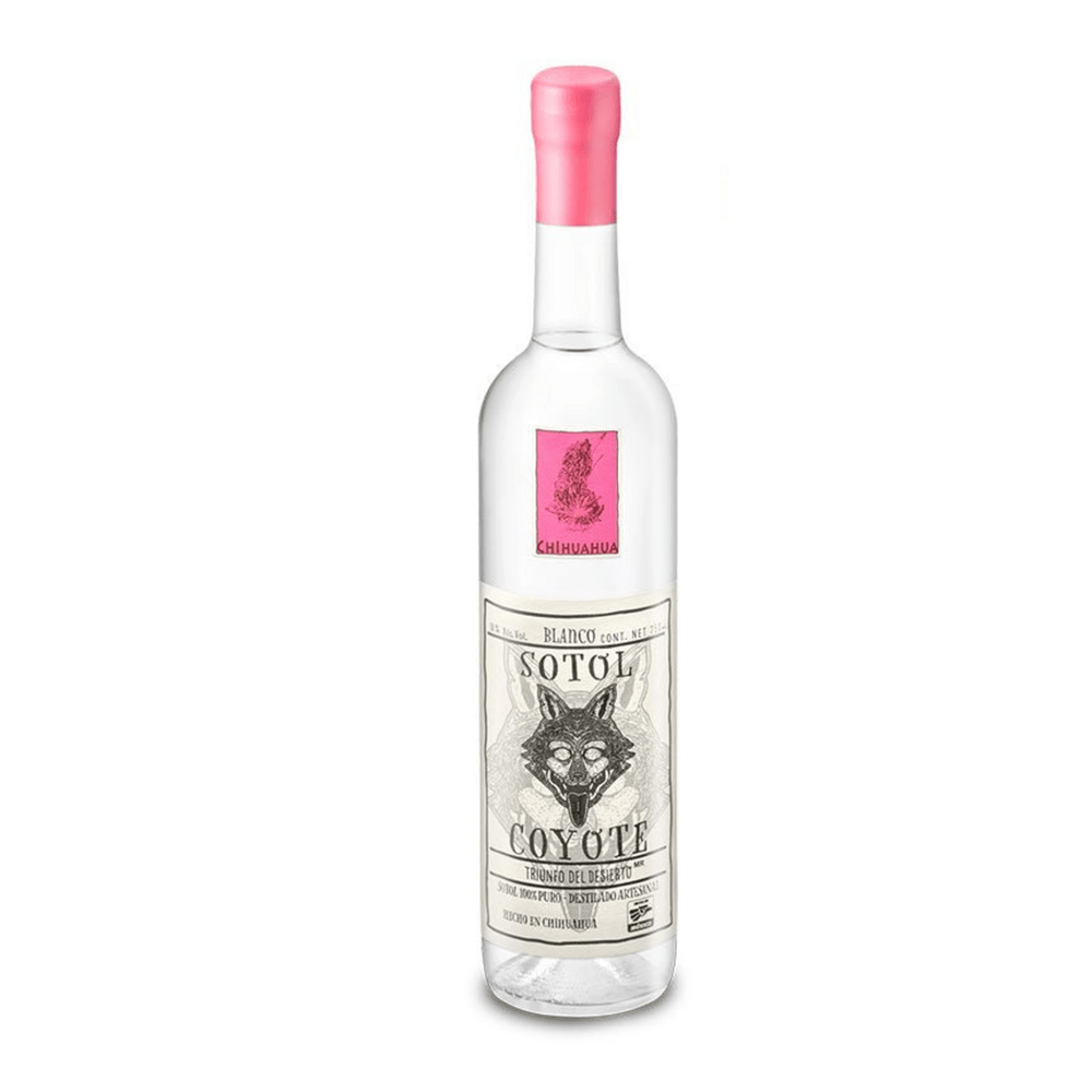 Sotol Coyote Chihuahua Blanco Pink Label 750ml - Shop Buzzed