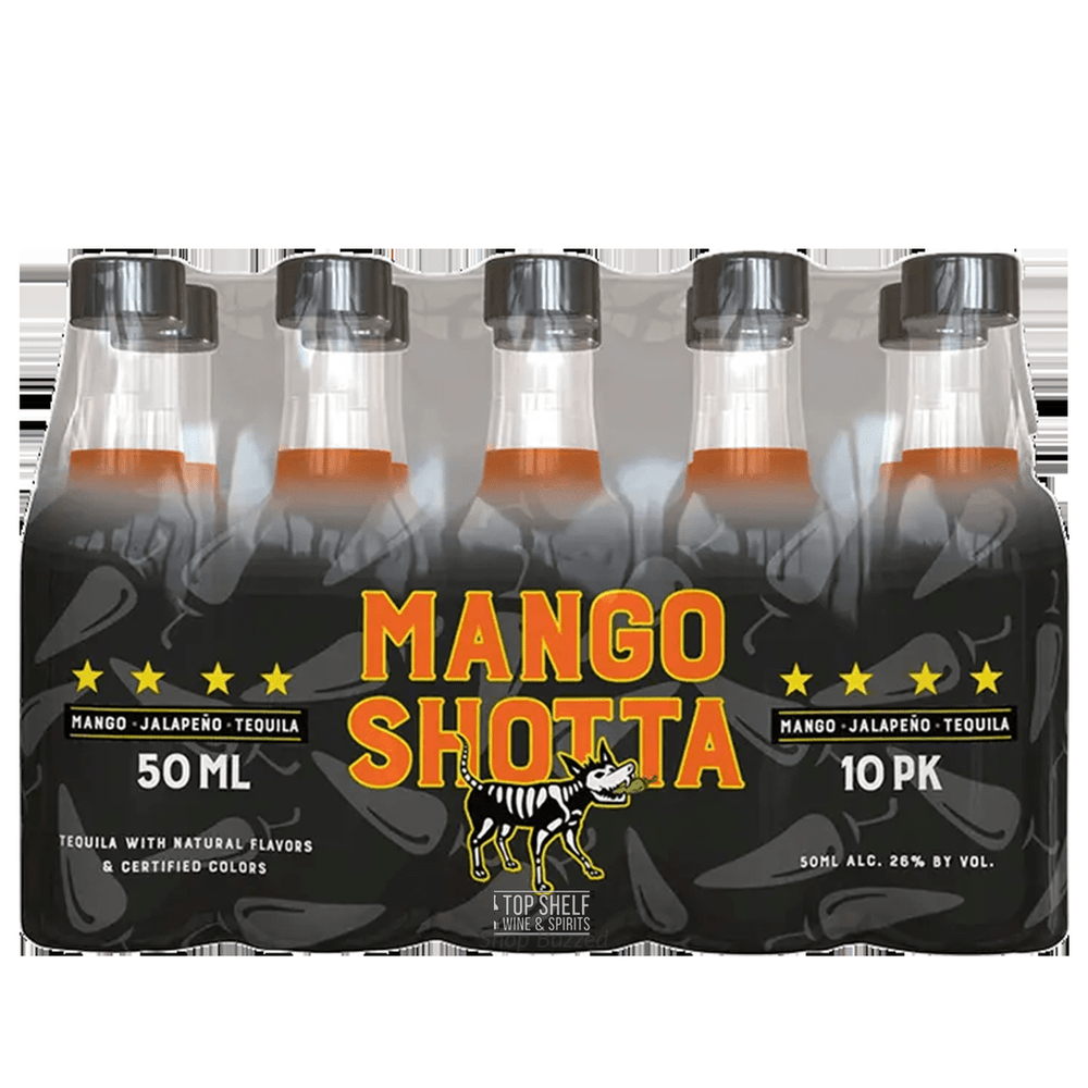 Mango Shotta Mango Jalapeño Flavored Spirit 10 x 50ml - Shop Buzzed
