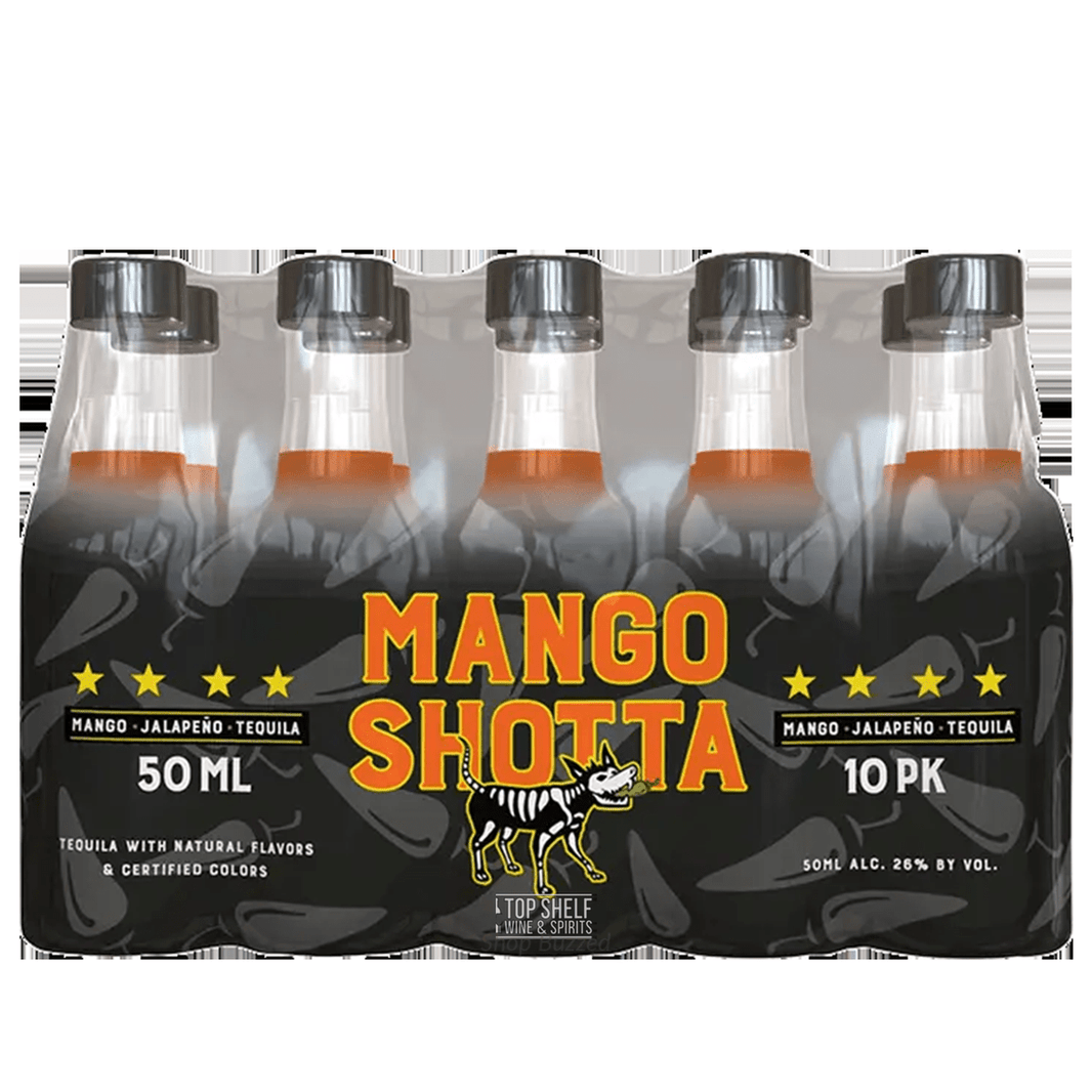 Mango Shotta Mango Jalapeño Flavored Spirit 10 x 50ml - Shop Buzzed