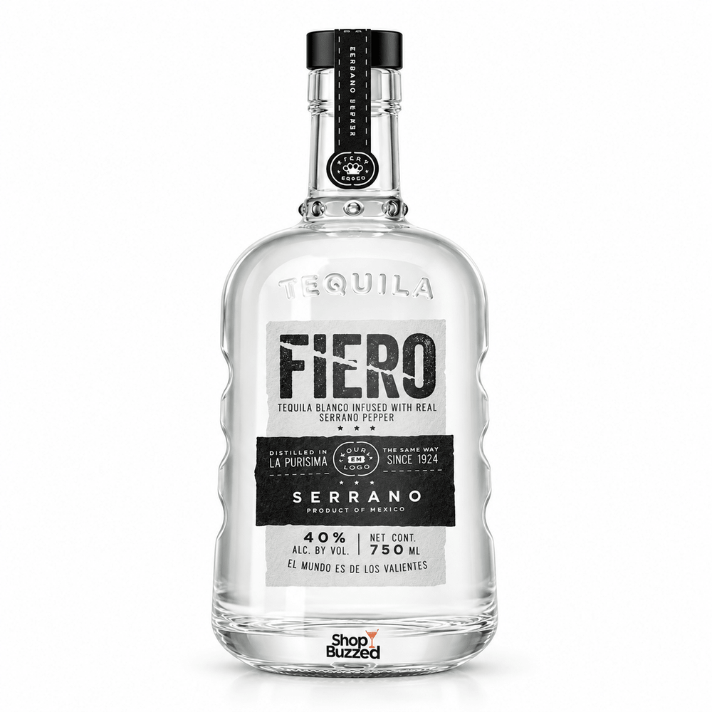 Fiero Serrano Pepper Tequila 750ml - Shop Buzzed