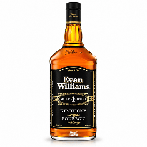 Evan Williams Kentucky Straight Bourbon Whiskey 1.75L - Shop Buzzed