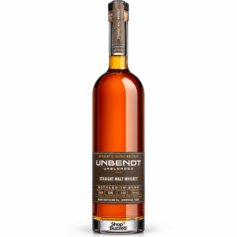 UNBENDT Straight Malt Bottled-in-Bond Whiskey 750ml - Shop Buzzed