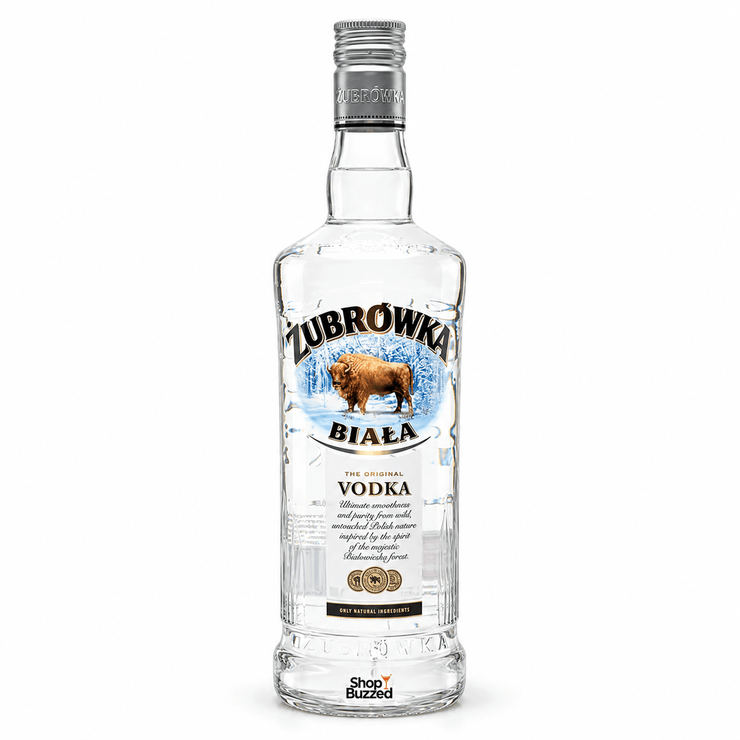 Żubrówka Biała Vodka 750ml - Shop Buzzed