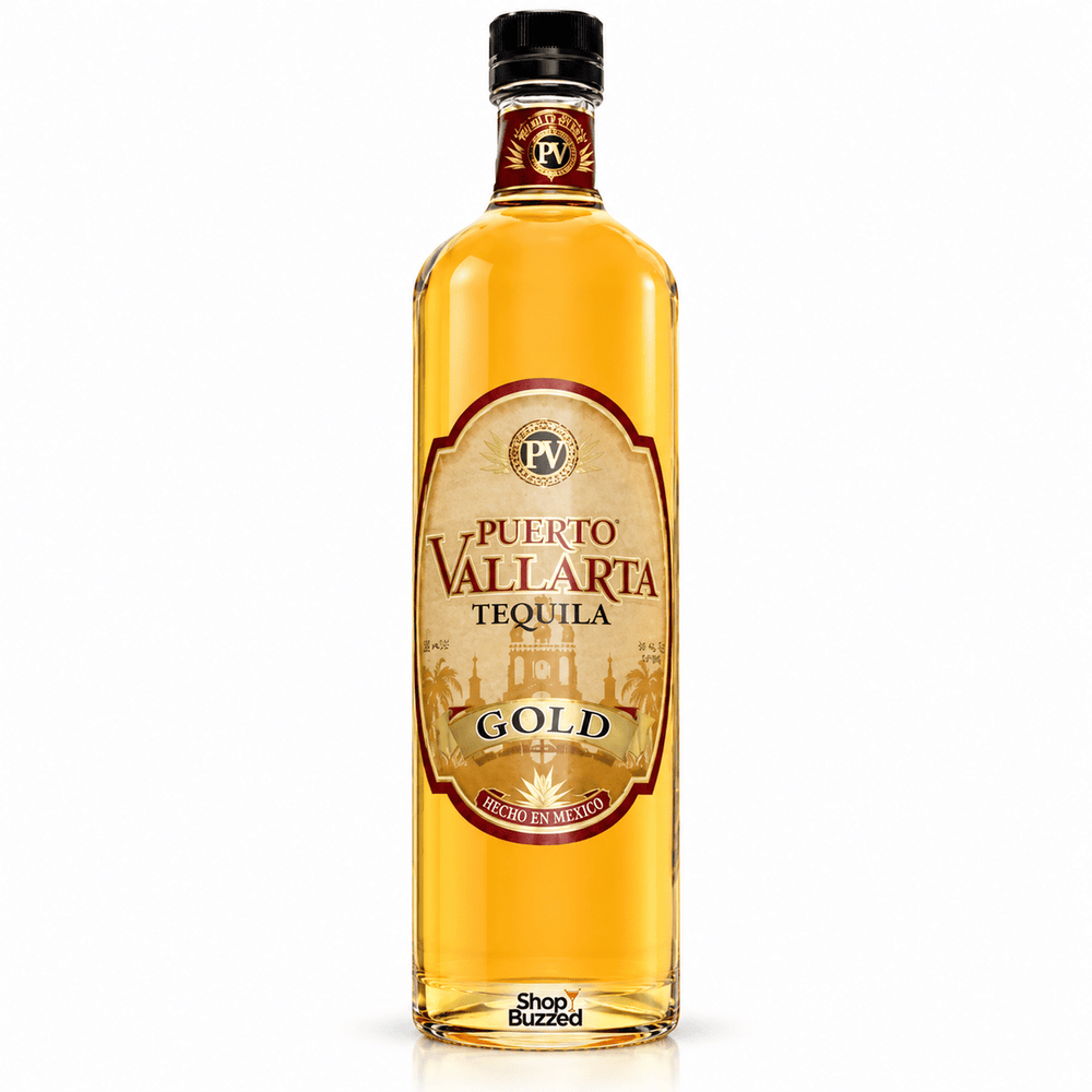 Puerto Vallarta Gold Tequila 750ml - Shop Buzzed
