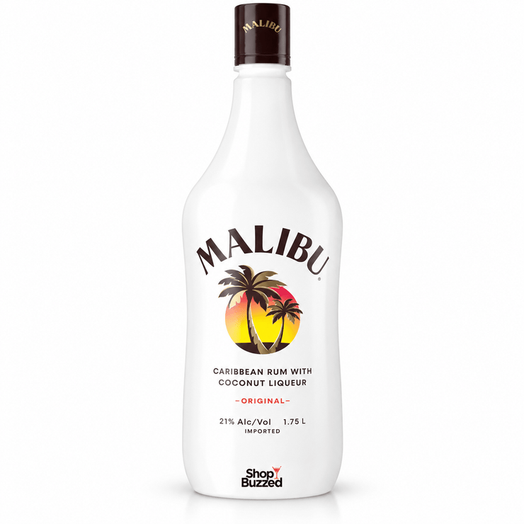 Malibu Original Coconut Rum Liqueur 1.75L - Shop Buzzed