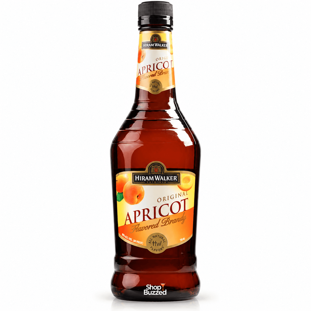 Hiram Walker Apricot Brandy Liqueur 1L - Shop Buzzed