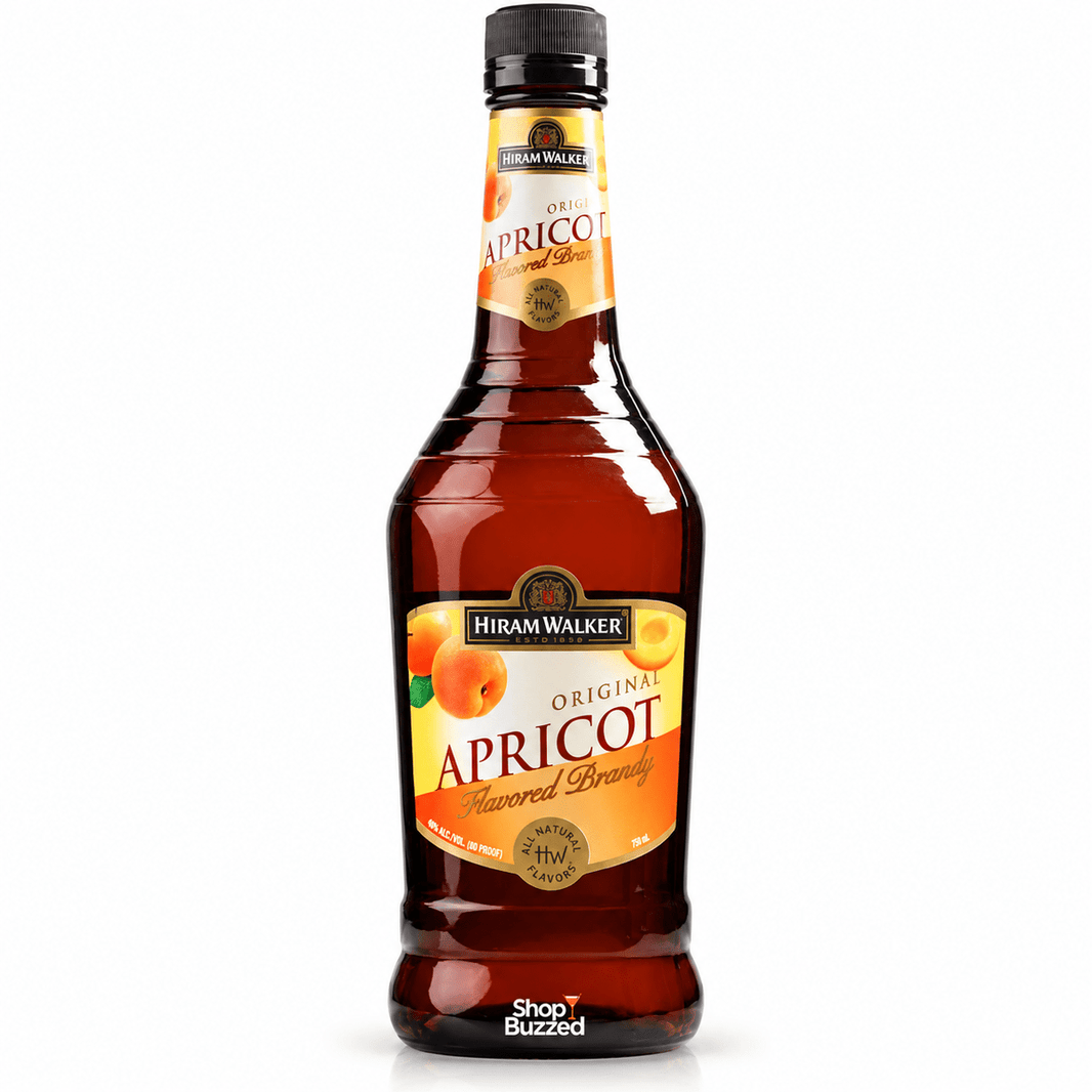 Hiram Walker Apricot Brandy Liqueur 1L - Shop Buzzed