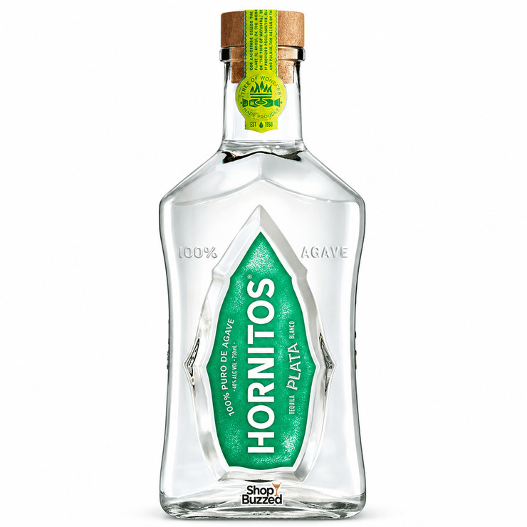 Hornitos Plata Blanco Tequila 1.75L - Shop Buzzed