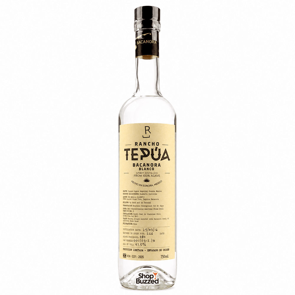 Rancho Tepúa Bacanora Blanco 750ml - Shop Buzzed