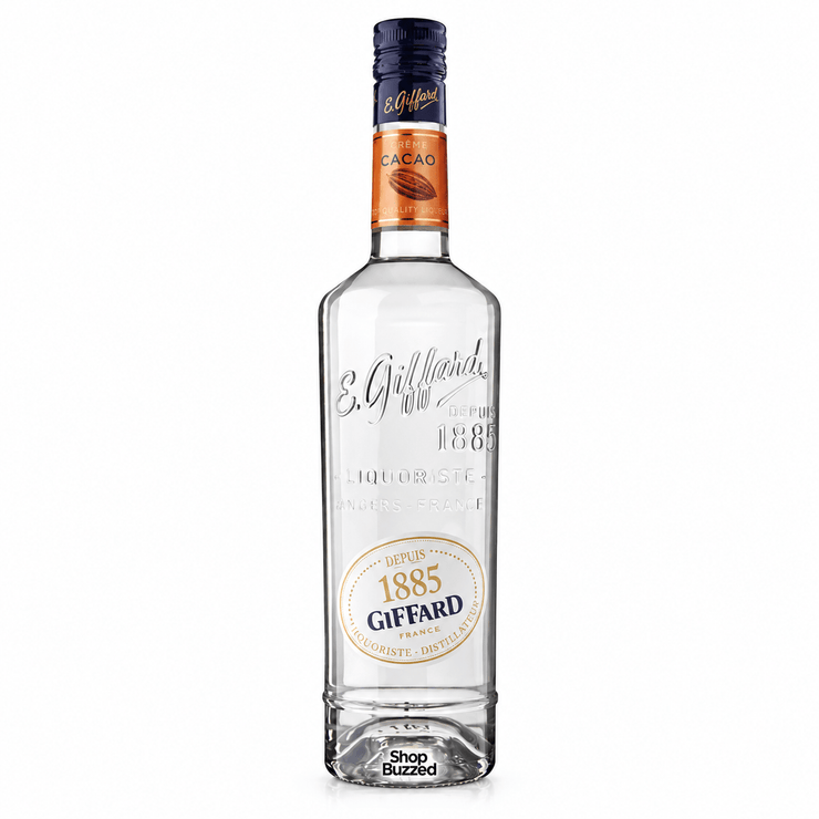 Giffard Crème de Cacao White Liqueur 750ml - Shop Buzzed