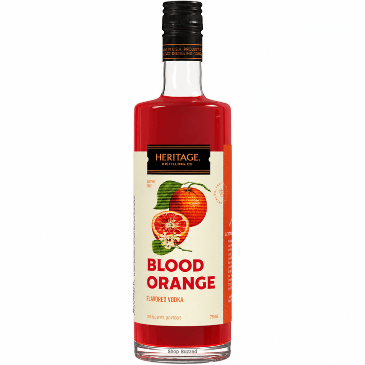 Heritage Distilling Co Blood Orange Vodka 750 ml - Shop Buzzed