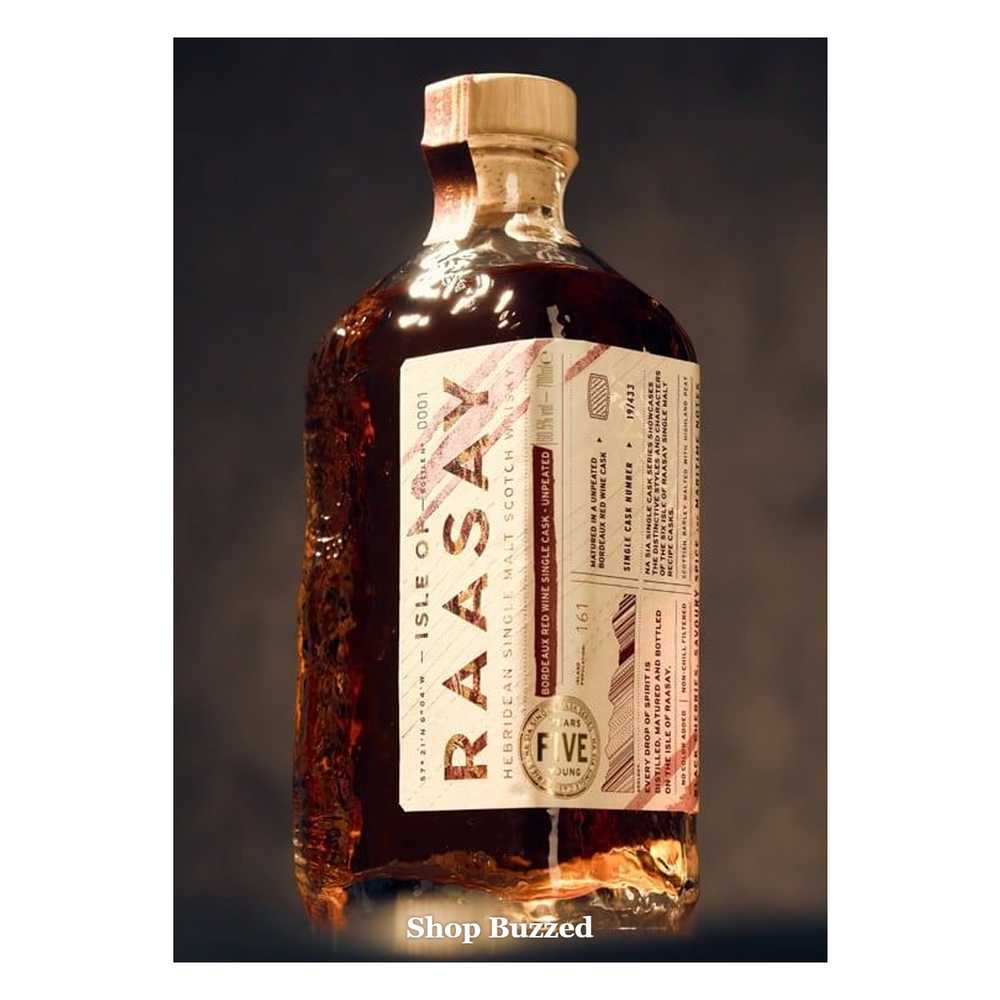 [Sell Online][Isle of Raasay] Cask Share Limited Release Unpeated Ex-Bordeaux Red Wine Cask 19/527 700ml