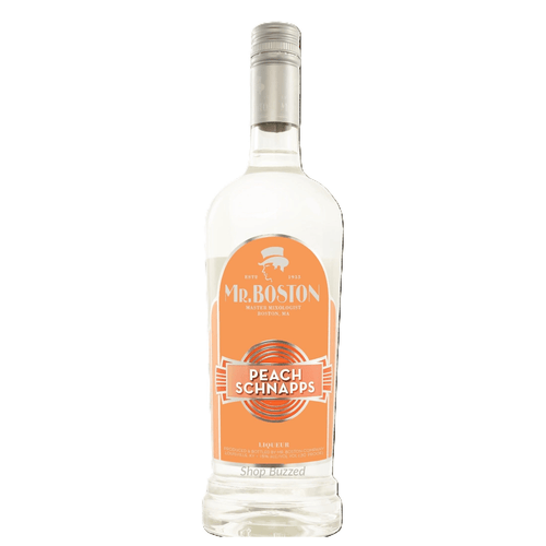 Mr. Boston Peach Schnapps Liqueur 750ml - Shop Buzzed