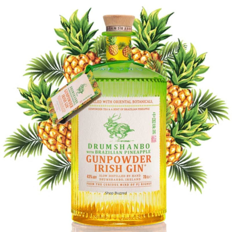 Drumshanbo Gunpowder Brazilian Pineapple Irish Gin 750ml - Shop Buzzed