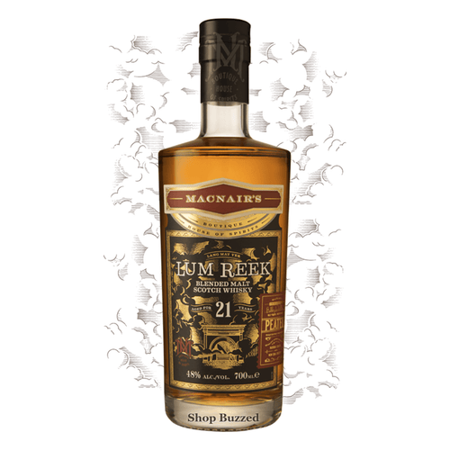 [Sell Online][Macnair's] Lum Reek Peated Blended Malt 21 year 700ml
