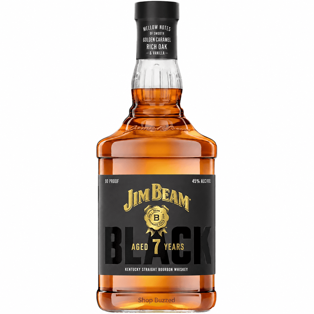 Jim Beam Black 7 Year Kentucky Straight Bourbon 750 ml - Shop Buzzed