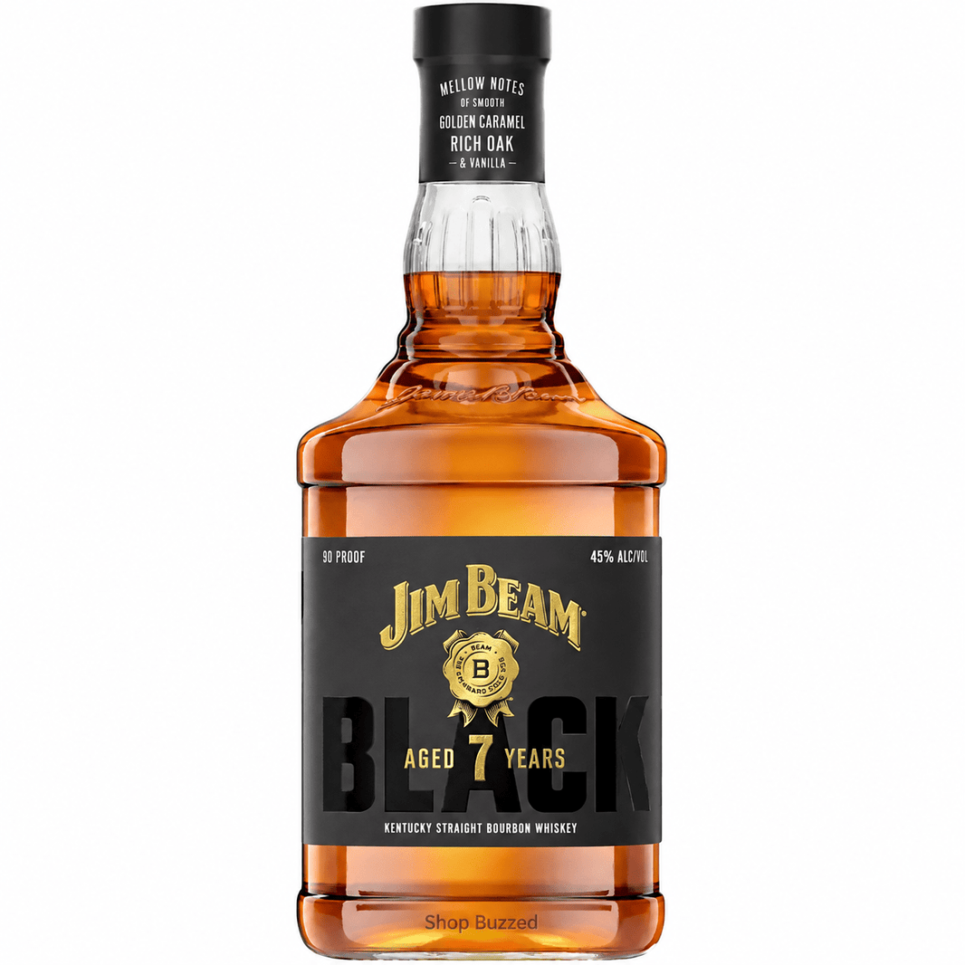 Jim Beam Black 7 Year Kentucky Straight Bourbon 750 ml - Shop Buzzed