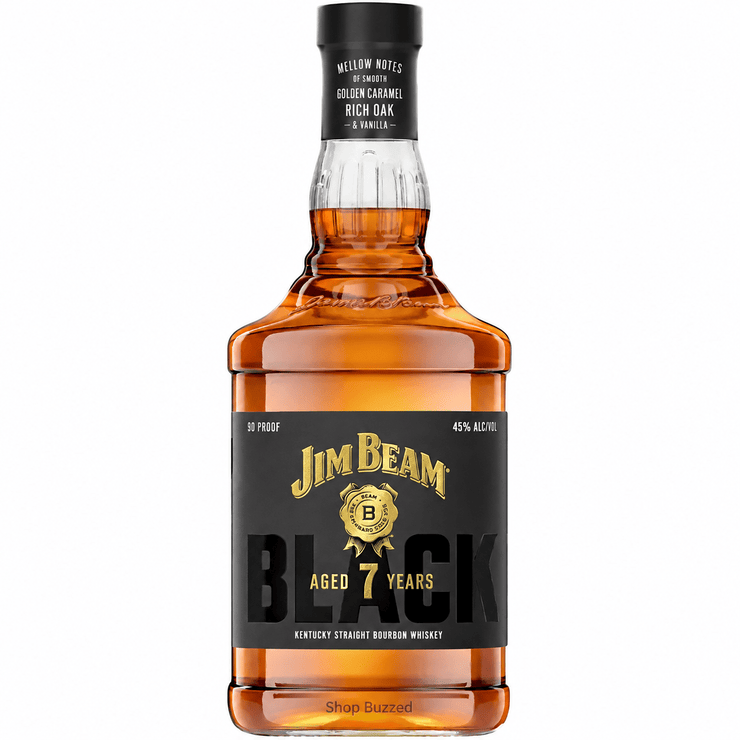 Jim Beam Black 7 Year Kentucky Straight Bourbon 750 ml - Shop Buzzed