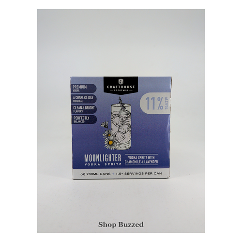 [Sell Online][Crafthouse Cocktails] Moonlighter 4 Pack 200ml