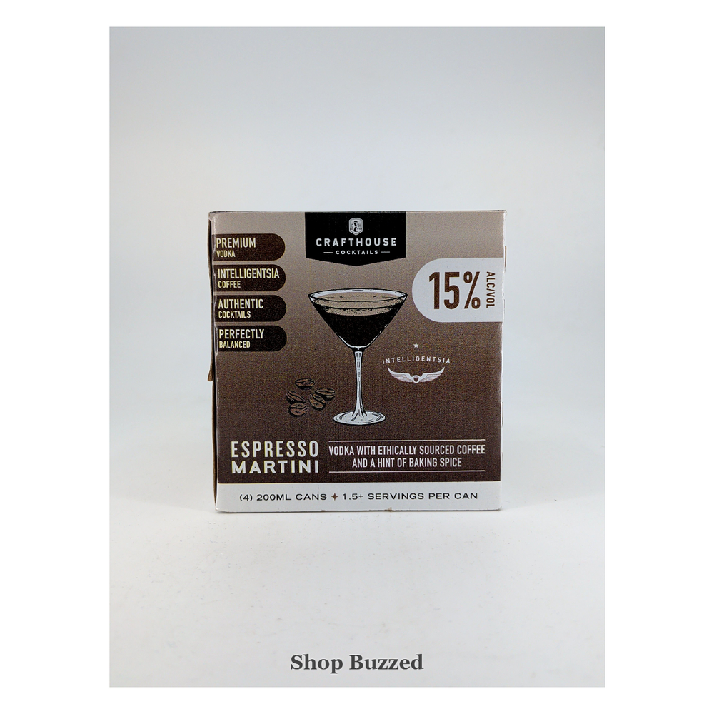 [Sell Online][Crafthouse Cocktails] Espresso Martini 4 Pack
