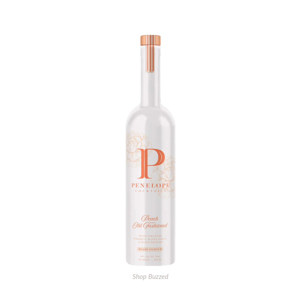Penelope Peach Old Fashioned Ready-to-Pour Cocktail 750ml - Shop Buzzed