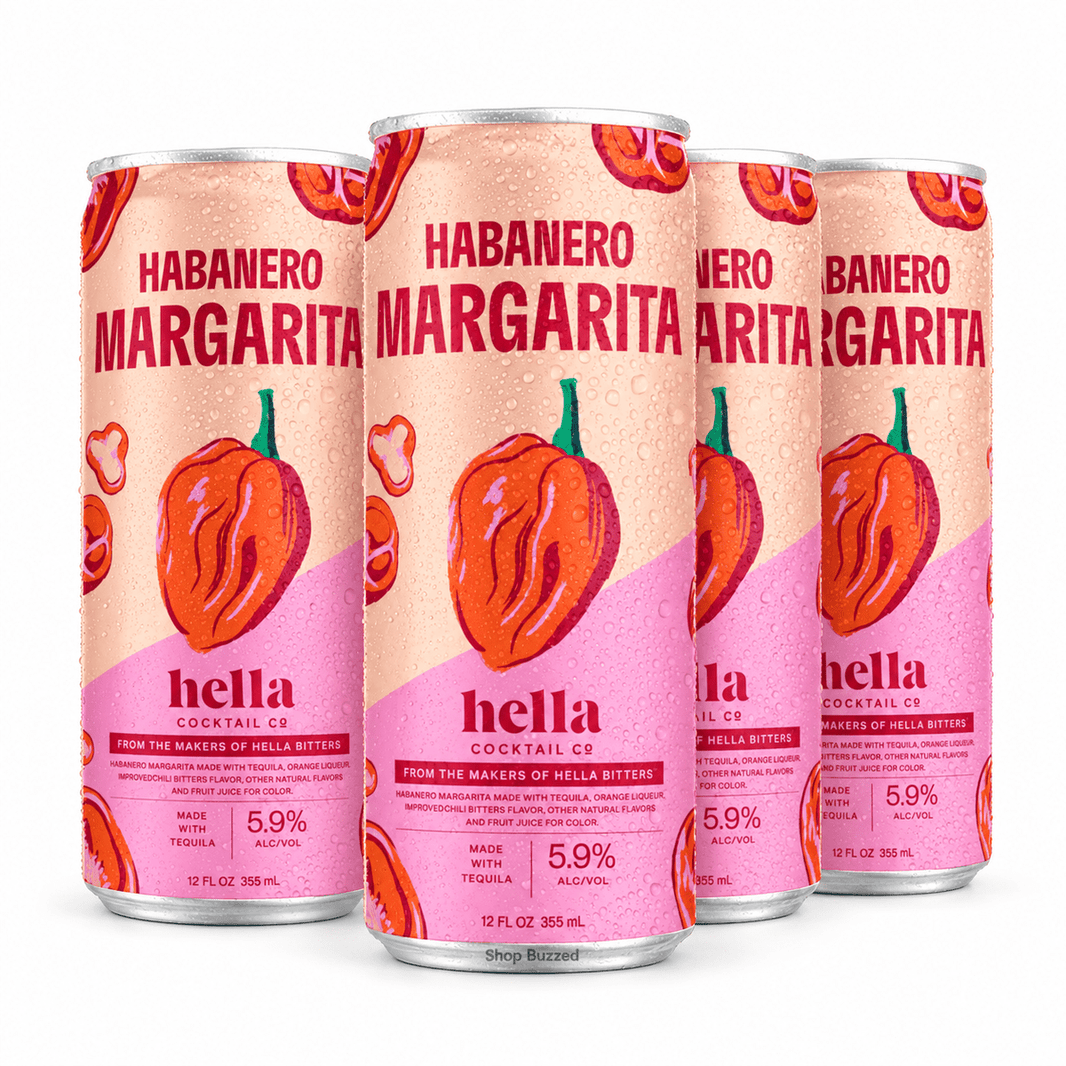 Hella Habanero Margarita 4-Pack 355ml - Shop Buzzed