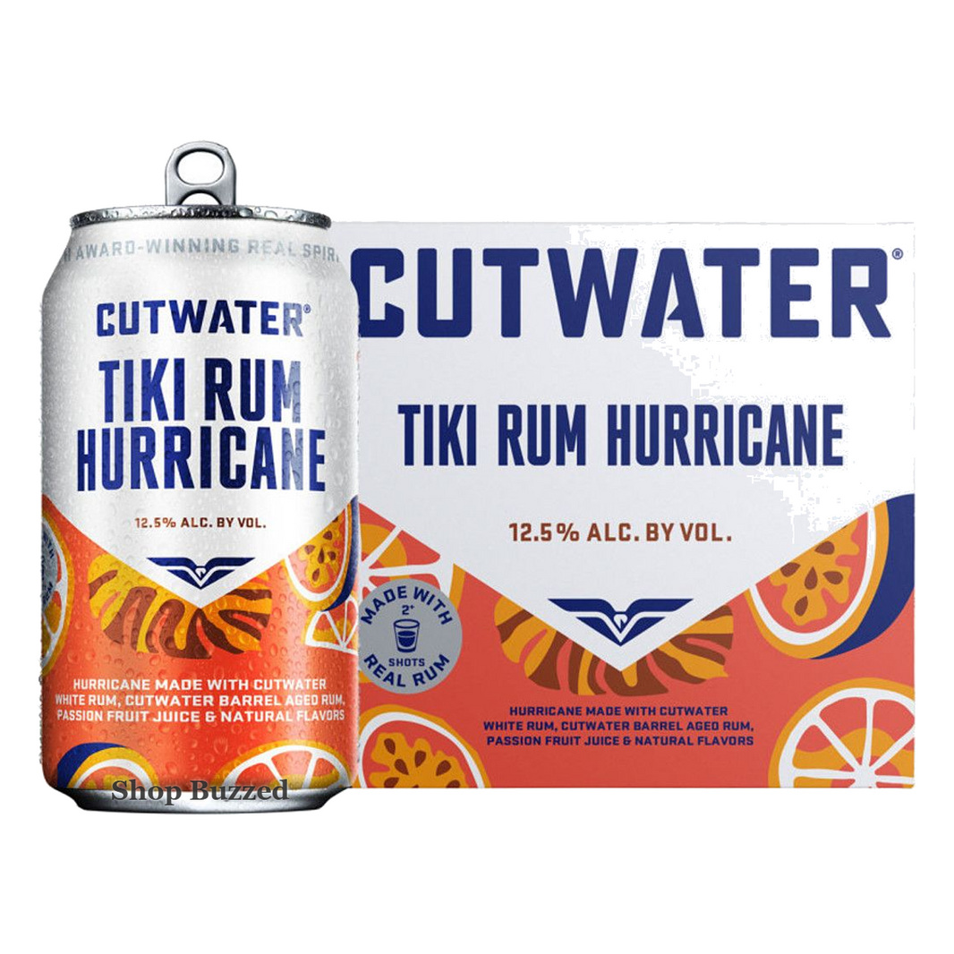 [Sell Online][Cutwater] Tiki Rum Hurricane 355ml