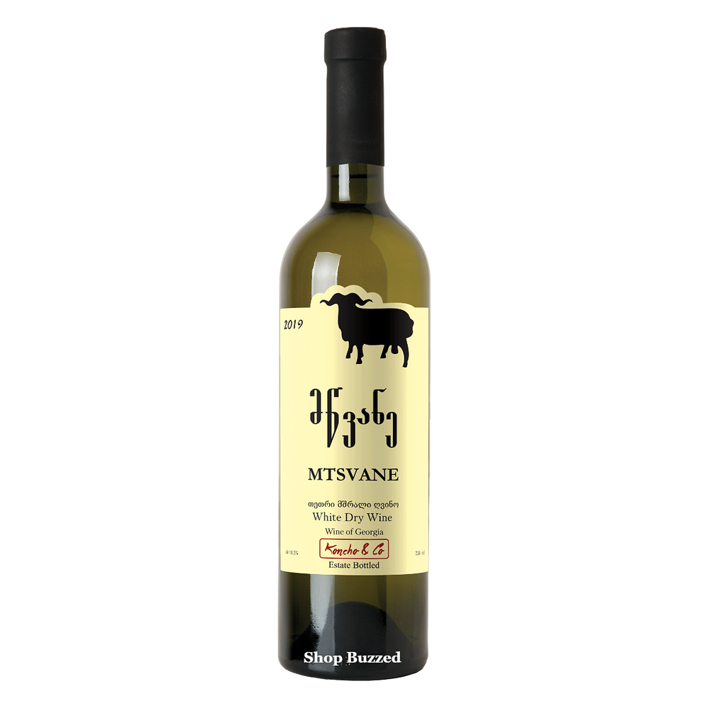 [Sell Online][Koncho & Co] Mtsvane White Wine 750ml