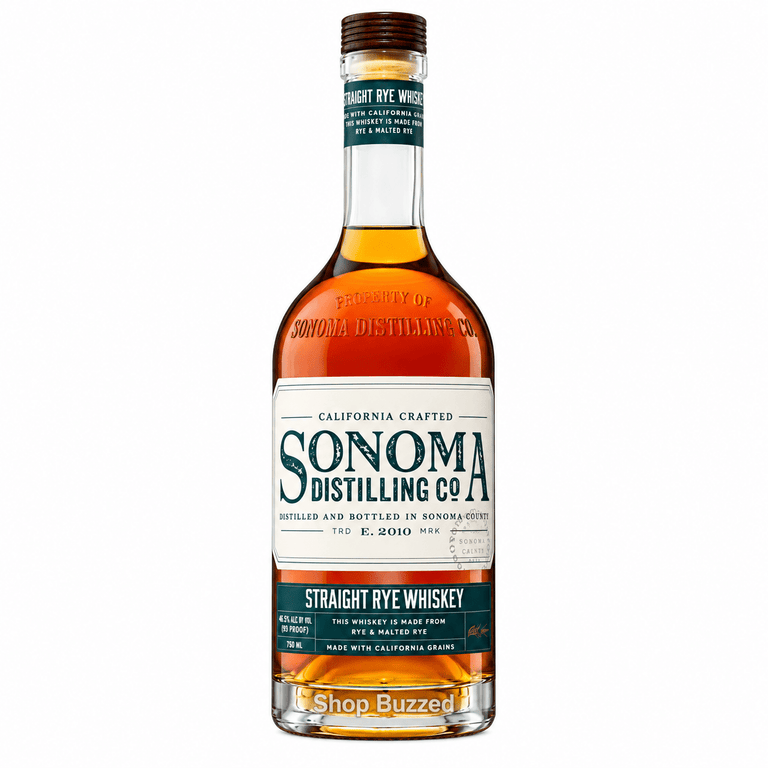 Sonoma Distilling Co. California Rye Whiskey 750ml - Shop Buzzed