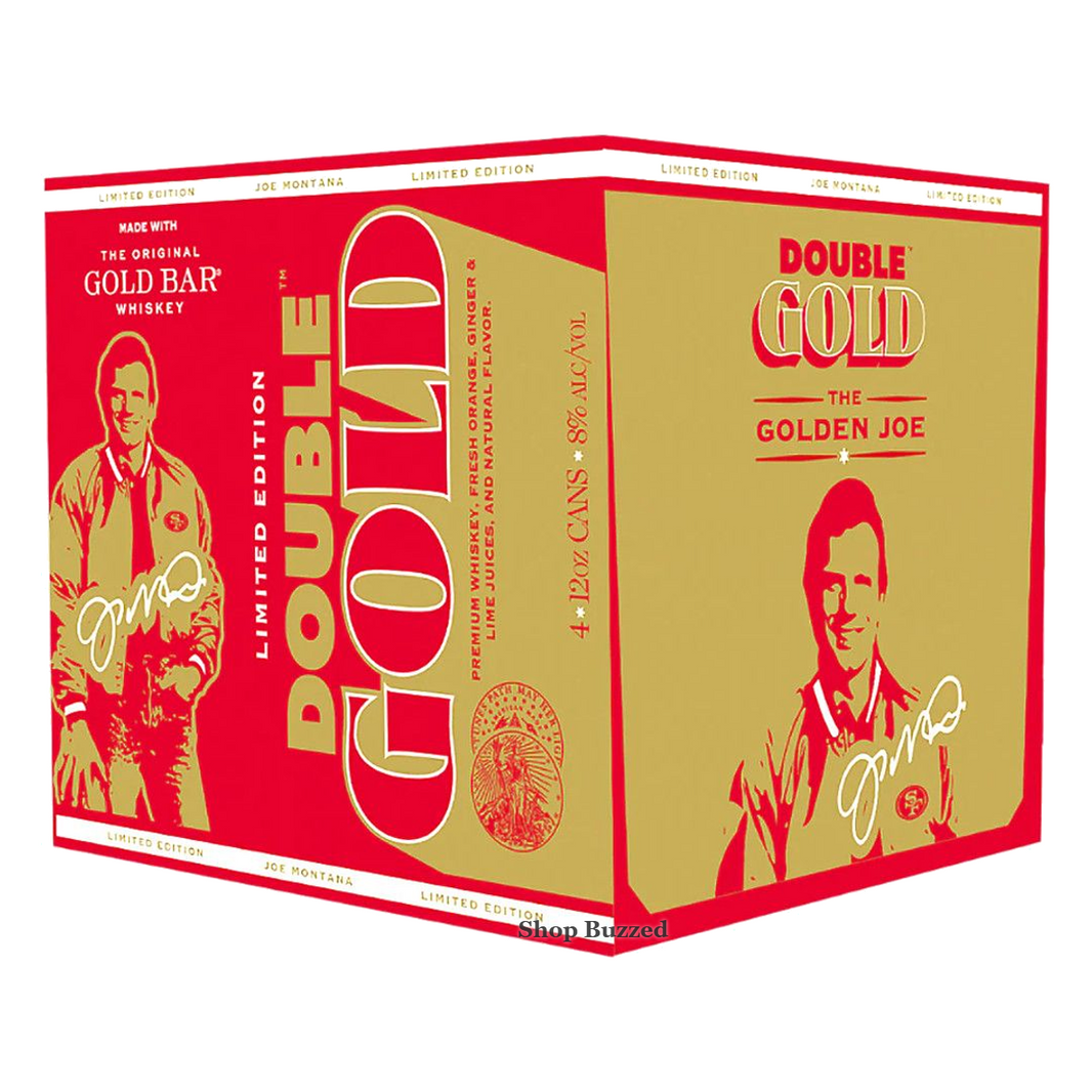 [Sell Online][Gold Bar] Double Gold The Golden Joe 4 Pack 355ml