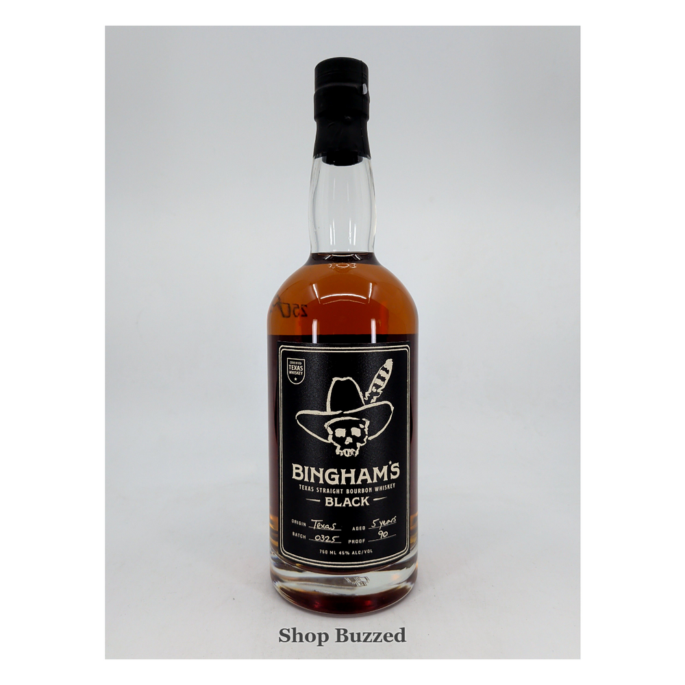 Bingham's Black Texas Straight Bourbon 5 Year 750ml - Shop Buzzed