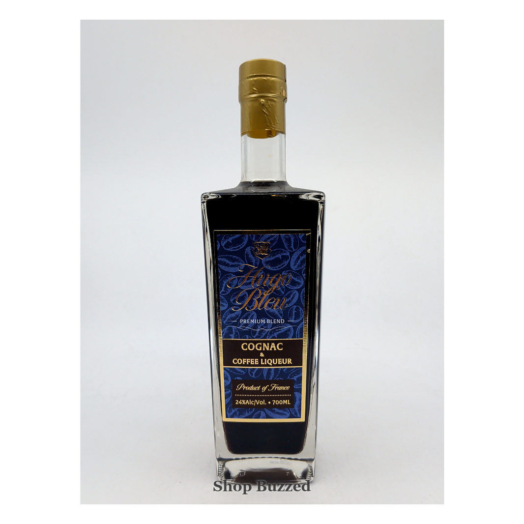 Hugo Bleu Cognac & Coffee Liqueur 700ml - Shop Buzzed