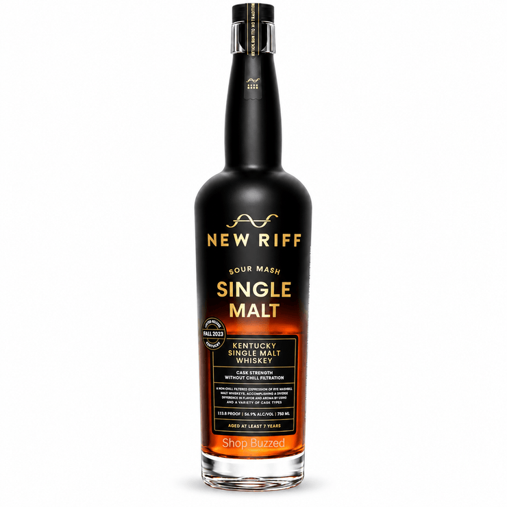New Riff Sour Mash Single Malt Whiskey 750ml - Shop Buzzed