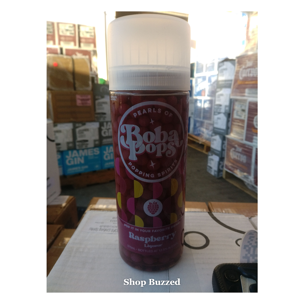 [Sell Online][Boba Pops] Raspberry 375ml