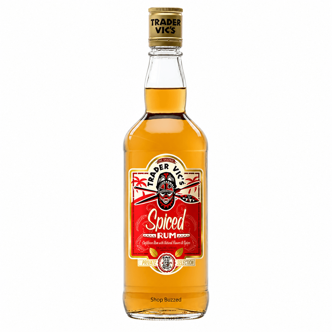 Trader Vic's Spiced Rum 750 ML - Shop Buzzed
